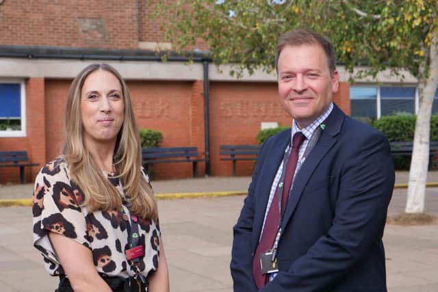 Amy Bradshaw and Adam Crawte
