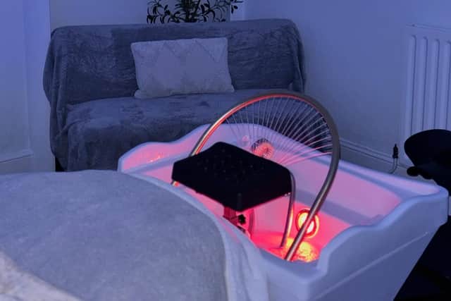 The Skin Haus began in Abington but Lauren now rents a room at the Wellbeing Chiropractic Health Centre in Harborough Road, as she quickly outgrew her first space.
