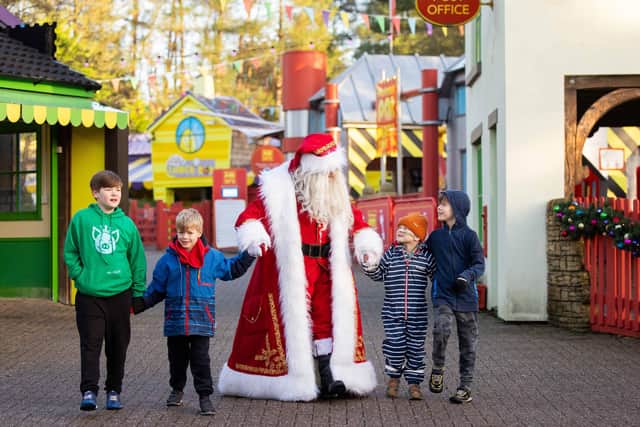 Alton Towers Resort and Rays of Sunshine bring festive fun to over 50 seriously ill children.