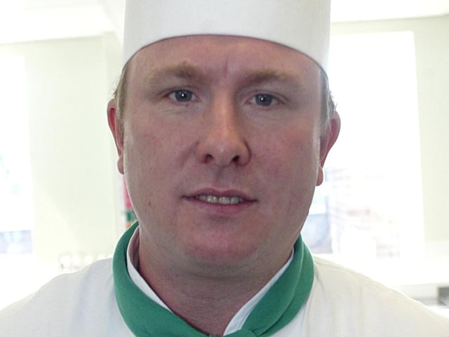 Mark Shelton, catering lecturer at Northampton College.