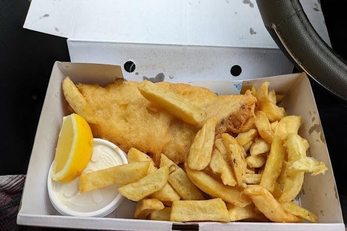 "One of the best fish and chips shops I have been to. Staff are fantastic and very friendly." - Rated: 4.5 (529 reviews)