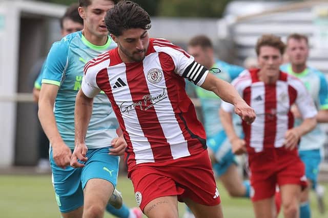 Scott Pollock captained Saints in the second half