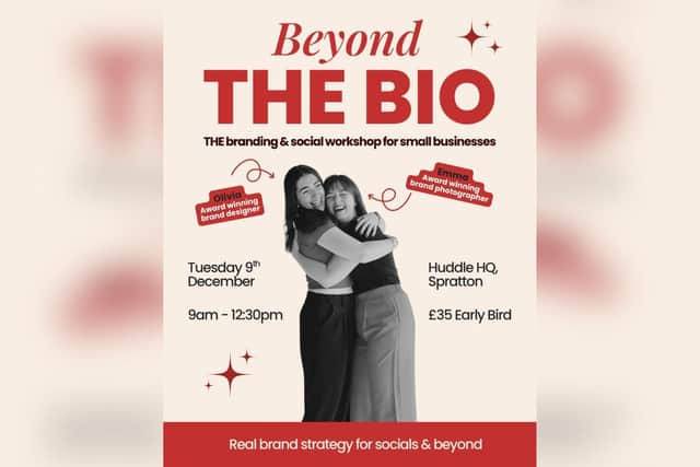 The event is all about helping small business owners get clear on their branding, showing up authentically and building a marketing strategy ready for 2026.