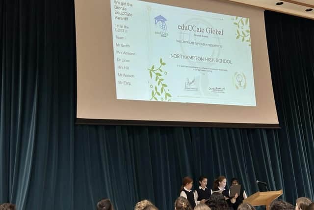 The school's younger students delivered a touching assembly on the fantastic eco work undertaken