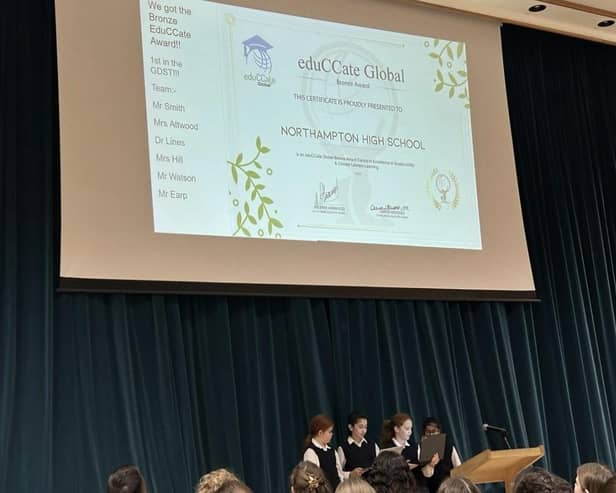 The school's younger students delivered a touching assembly on the fantastic eco work undertaken