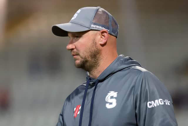 John Sadler saw his side suffer a defeat at Edgbaston (picture: Peter Short)