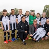 Young footballers at Northamptonshire village club celebrate new kit thanks to sponsorship from housebuilder