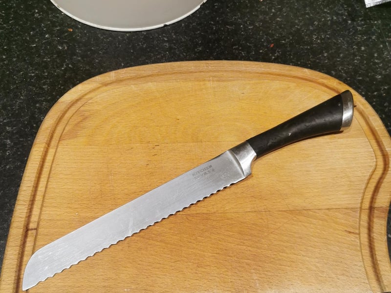 The 'handle of a steak knife' was removed in 2021