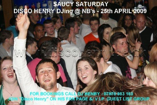 Nostalgic pictures from a 'saucy Saturday' night out at NB's 14 years ago