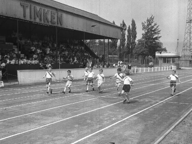 Children's sports at Timken showground