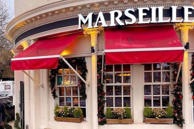 “Café Marseille is the perfect place to relax, with an appealing decor, delicious food and excellent wine.”
