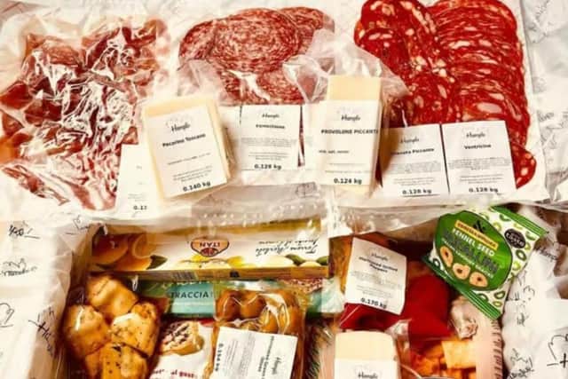 Customers often like to send hampers to people in different areas, and corporate businesses remain a substantial part of trade for Hample Italian Hampers.