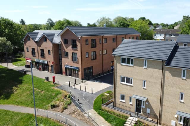 The new homes in Thorplands.