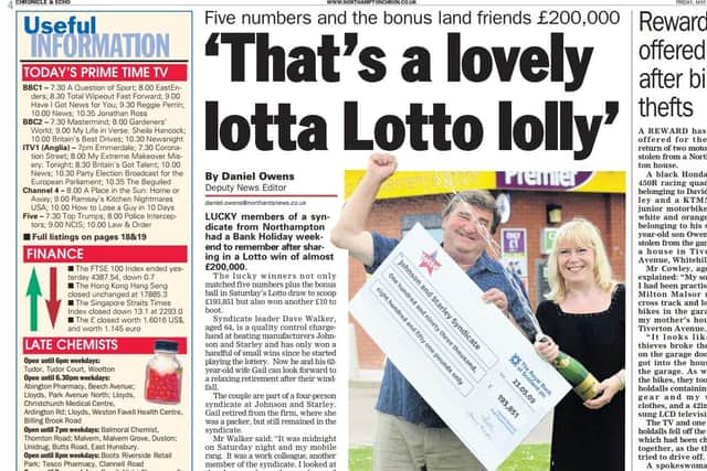 The Chronicle & Echo's report in 2009