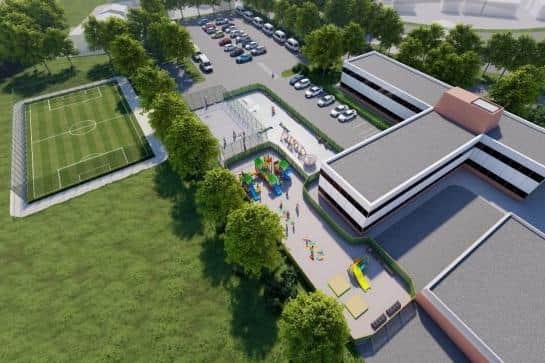 An artist's impression of what the school could look like