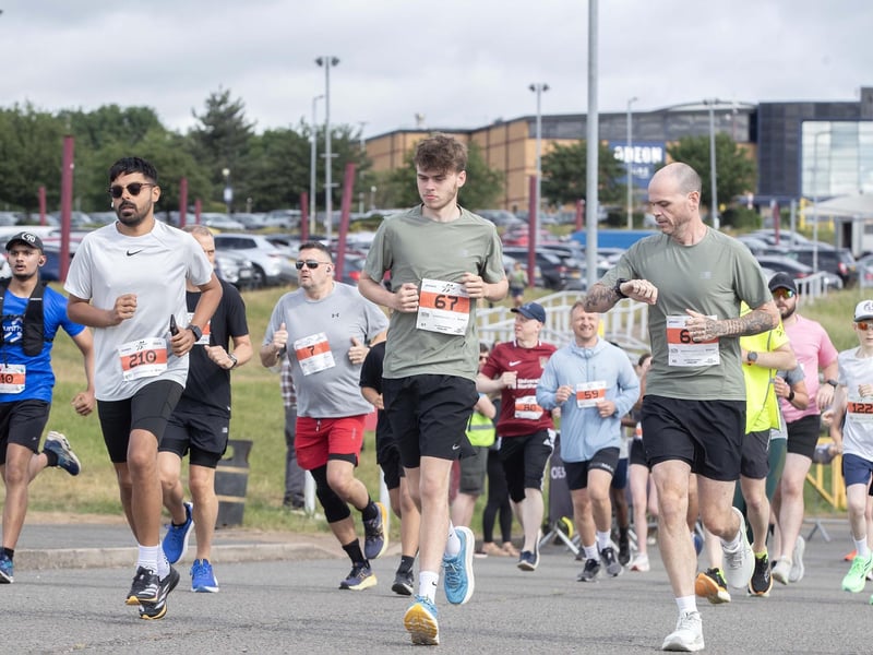 Hundreds of runners took part in the event on Sunday May 31, which started and ended at Sixfields Stadium.