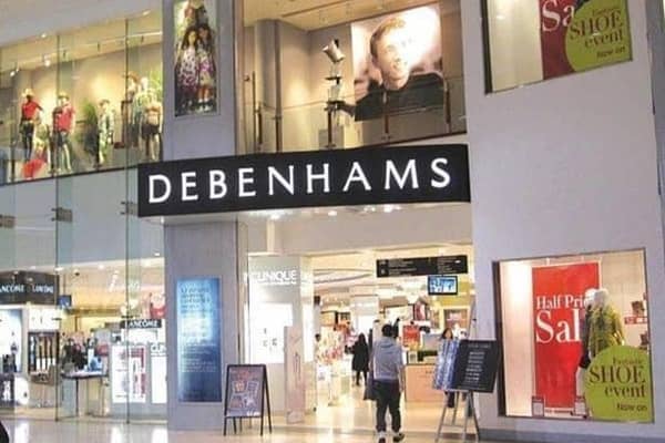 Debenhams closed in Milton Keynes following the first Covid lockdown