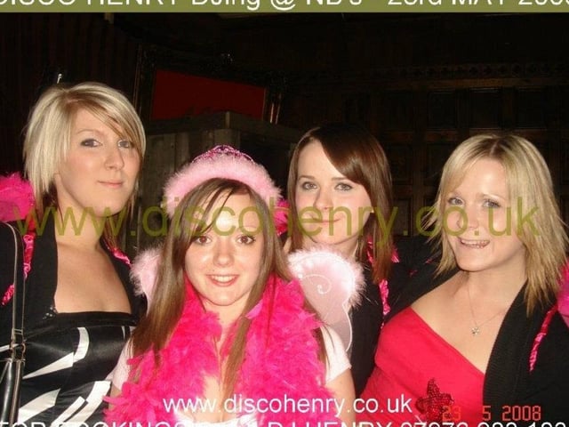 Nostalgic pictures from a Friday night out at NB's