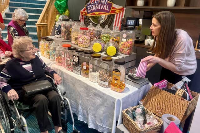Rebecca provided a person-centred approach to everyone who visited her stall