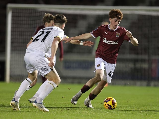 A 17-year-old forward player who joined the club's under-13s and looked lively in attack... 6