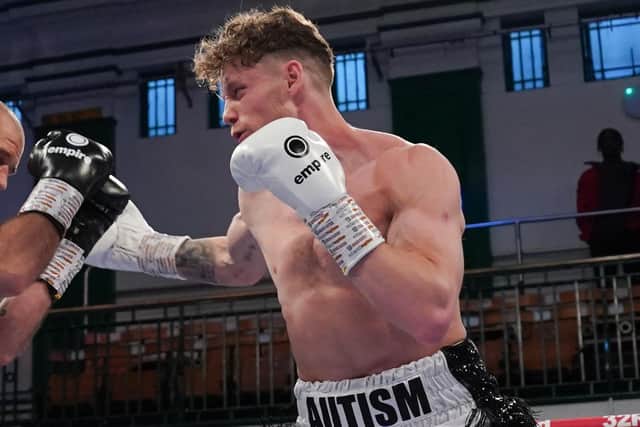 Ben Fail made is six wins out of six - and five knockouts in a row - as he won at the York Hall on Saturday night (Picture: Stephen Dunkley / Queensberry Promotions)
