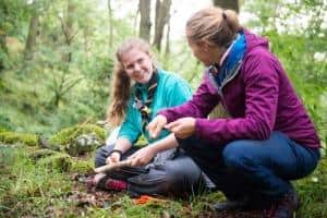 An Explorer Scout learning skills for life