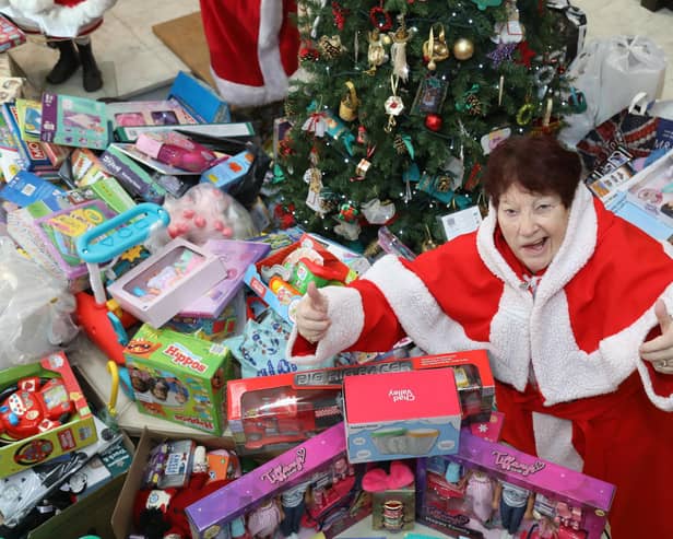 Jeanette Walsh aka Mother Christmas needs your help collecting gifts for needy children and young people in Northamptonshire/IMG