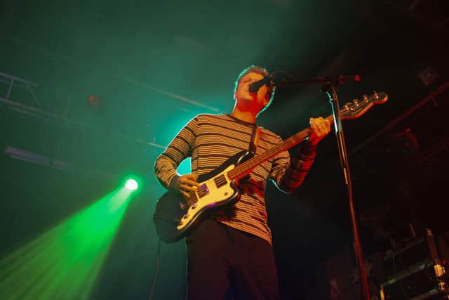 Sea Girls on stage at the Roadmender in Northampton. Photo by Kitty Hill.