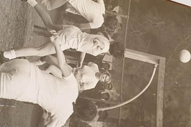 Lillian Taylor played in goal for England in the 70s.