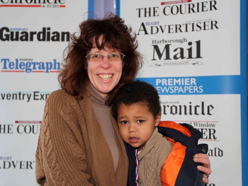 2012 - Hilary Tibbs and her grandson Alfie Tibbs.