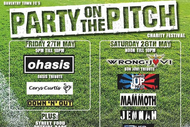 Get your tickets for Party on the Pitch.