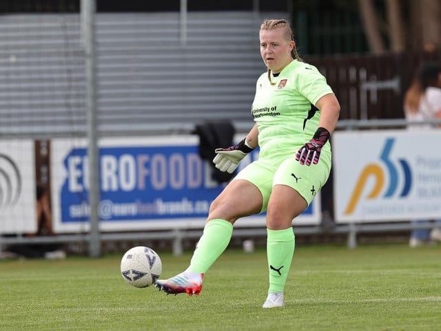 Goalkeeper Katie McLean