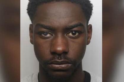 Police searching for a missing teenage boy led to the discovery of a firearm and drugs in a property in Sandy Lane, Moulton, resulting in Mugugu being tracked down by a police dog and jailed. The 22-year-old fled as police discovered a Colt revolver along with 1,805 wraps of crack cocaine and 69 wraps of heroin drug paraphernalia and scales and more than £10,000 in cash but handed himself in the following day. He was sentenced to a total of five years while a judge ordered the cash recovered to be donated to charity.