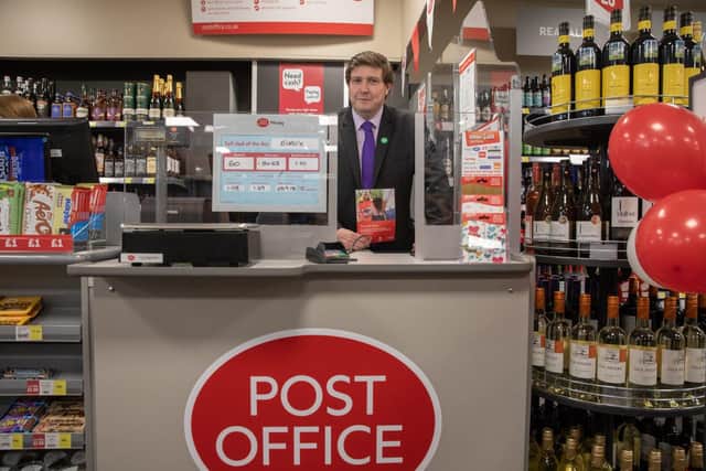 Andrew Lewer MP at the University Post Office