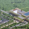 Artists' impressions of the proposed Wantage Park crematorium at Wantage Farm in Moulton. (WNC)