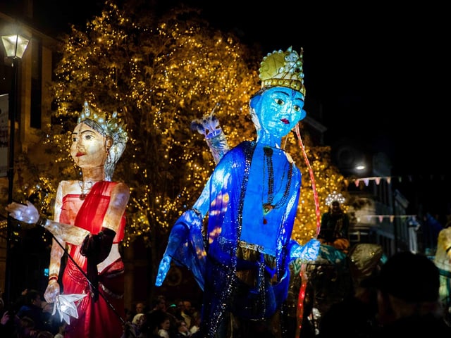 The parade and wider Diwali festival took place in Northampton town centre on Saturday October 26.