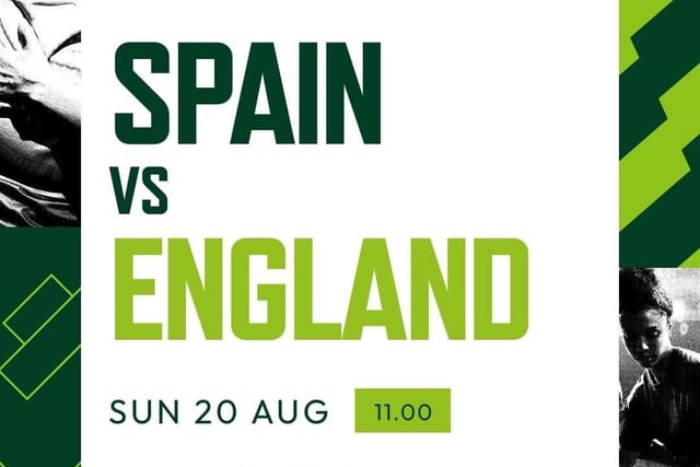 The Duston pub will be open from 10.30am to show the game. Bacon and sausage sandwiches will be on offer.