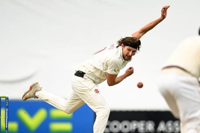 Jack White won't be playing for Northamptonshire until May at the earliest