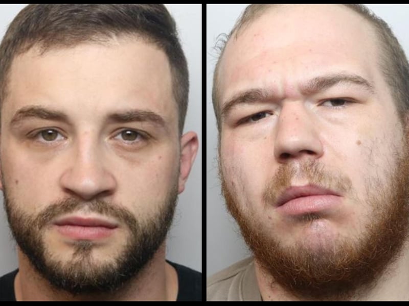 The robbers pleaded guilty to a violent robbery that left two victims with knife wounds and head injuries inside a house in Wellingborough in April this year. Symons, 27, and 30-year-old Farrant fled with cash leaving one man needing to be placed in an induced coma in hospital. Farrant was sentenced to 16 years and Symons nine years at Northampton Crown Court in December.