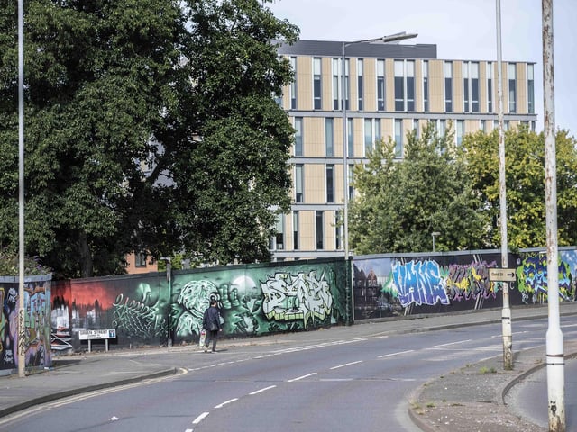 Some of the UK's top graffiti artists sprayed walls and boards in Sol Central, Green Street and St Peter’s Way with the intention to increase community pride and reduce crime