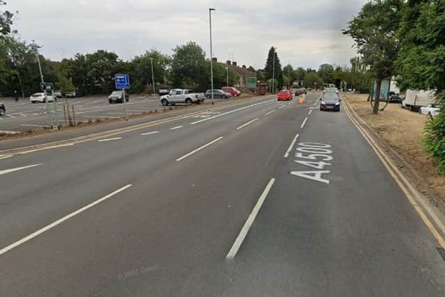 The incident happened close to the B&M store in Weedon Road.