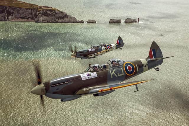 Around 22,000 Spitfires were built for service during the Second World War but only around 50 remain airworthy. Library picture