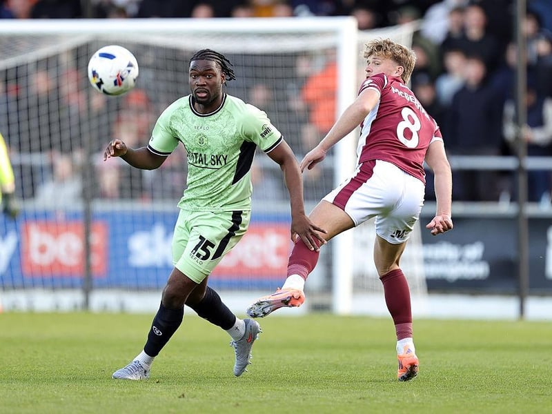 He was only due to be on the bench but had to step in after Campbell's injury. Started in midfield before effectively playing as a number nine following a reshuffle. Did well too. Loads of energy, something Cobblers lacked at Reading, and carried a threat. Free-kick was well saved and couldn't get enough on a late chance from a throw-in... 7