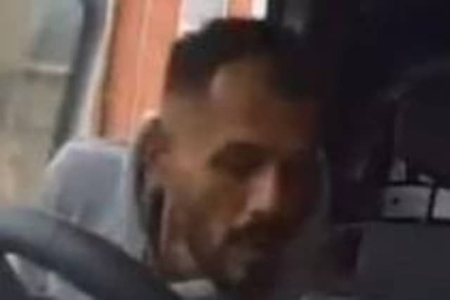 Police want to speak to the man in the image.