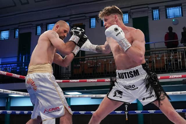 Ben Fail produced a stunning performance to win in the first round (Picture: Stephen Dunkley / Queensberry Promotions)