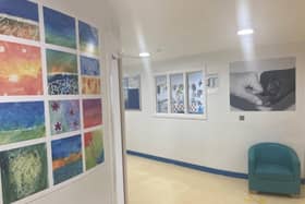 Stunning art pieces created by patients at the Wheatfield Unit at Berrywood Hospital have gone on display thanks to a charity