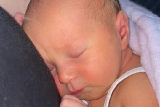Rosalie-Marie Christina born at 5.59pm on August 7 at Northampton General Hospital, weighing 7lbs 14oz.