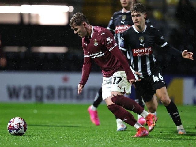 Came on at half-time and his superb strike gave Cobblers breathing space. Missed a far easier chance a few minutes later but another lively showing off the bench... 7.5