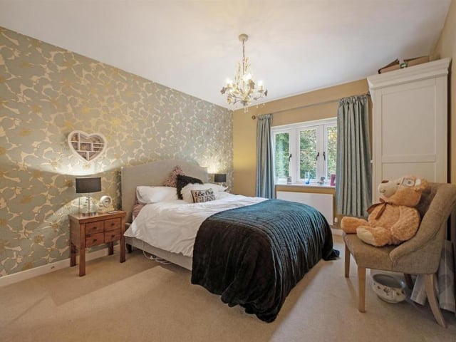 This house has seven bedrooms - here is one of them.