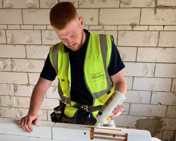 A student learning his trade thanks to the LSIF investment in colleges across the region
